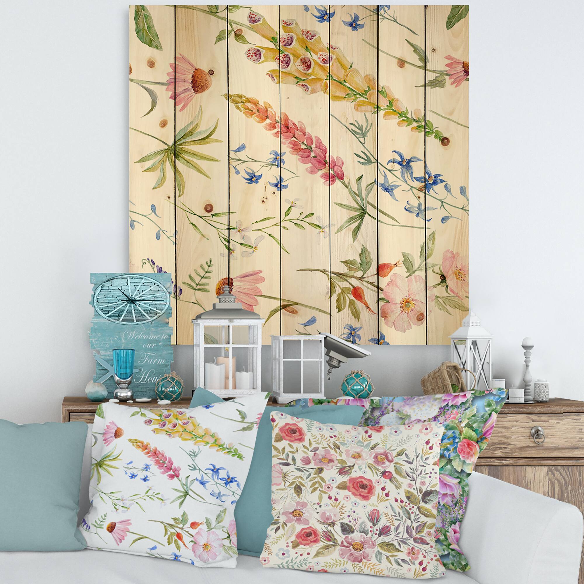 Designart - Vibrant Summer Wildflowers I